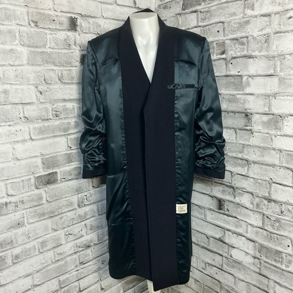 Aquascutum of London Vintage Cashmere Wool Blend Blazer Overcoat - Picture 11 of 15